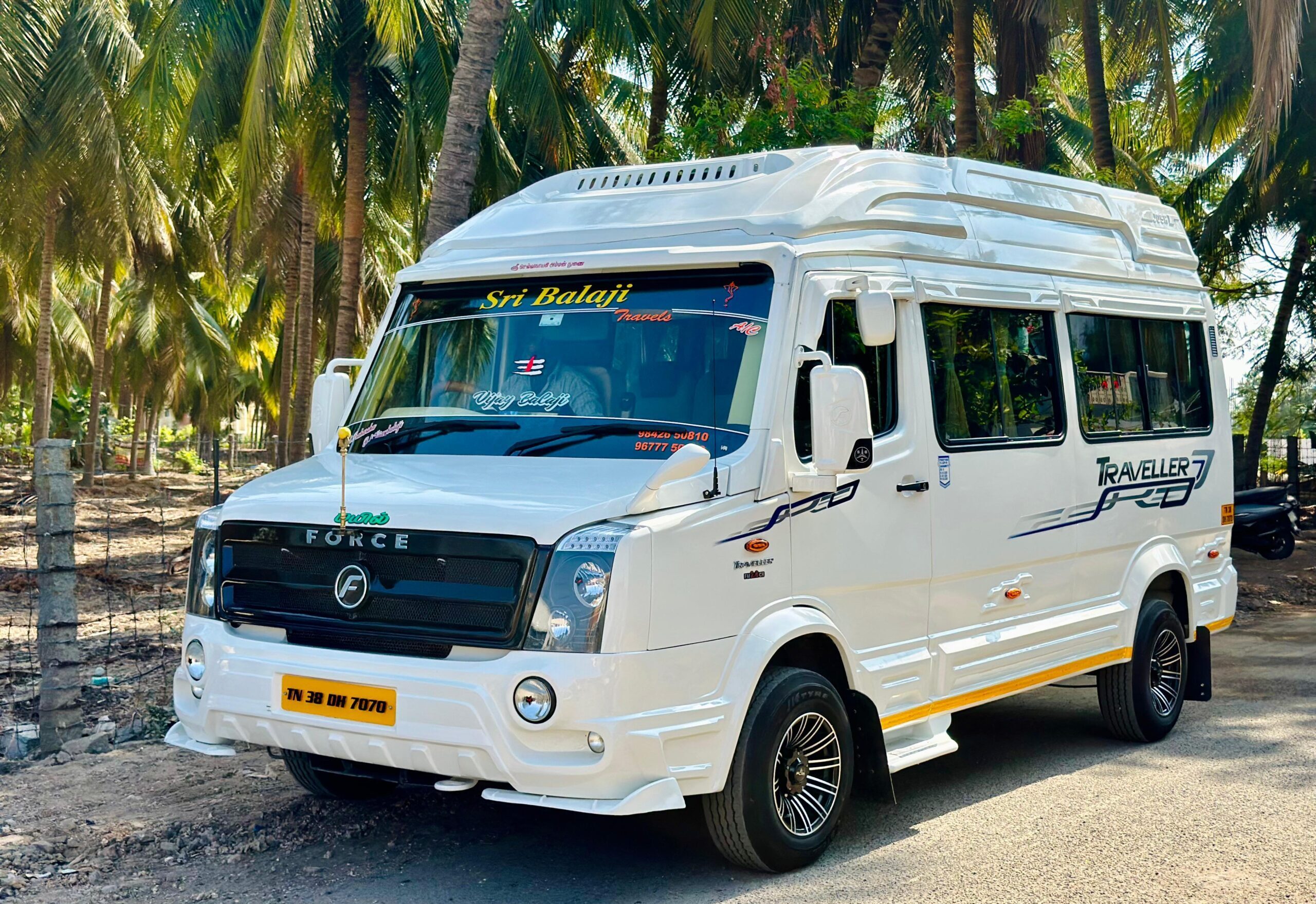 17 Seater Tempo Traveller Rental in Coimbatore, Sri Balaji Travels