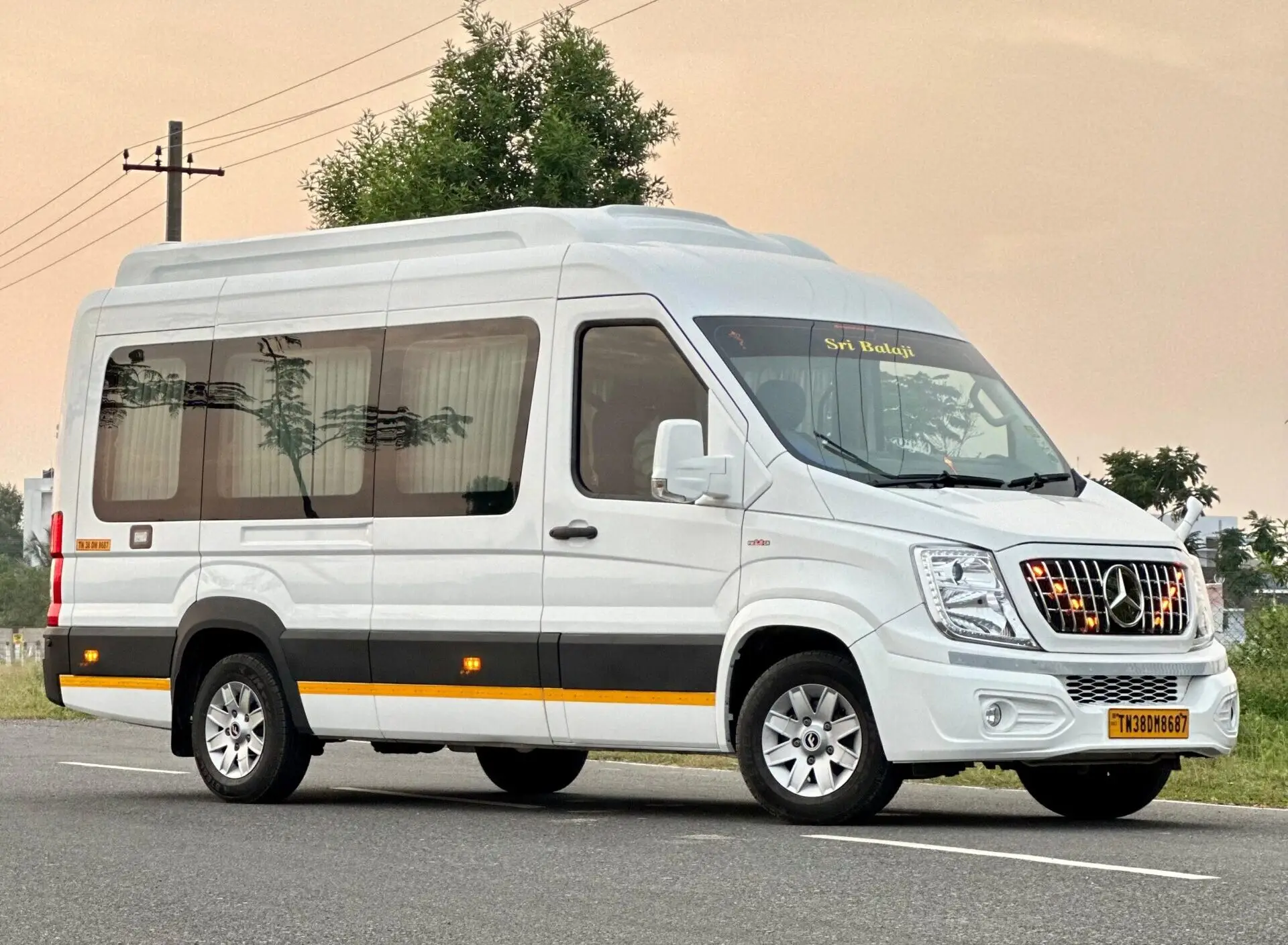 14 Seater Urbania Rental in Coimbatore, Sri Balaji Travels