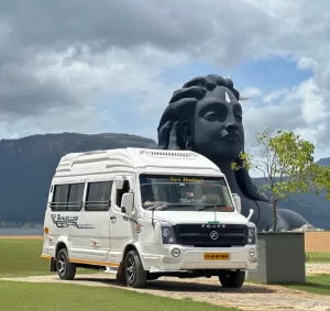 Van rental to Isha yoga - Coimbatore